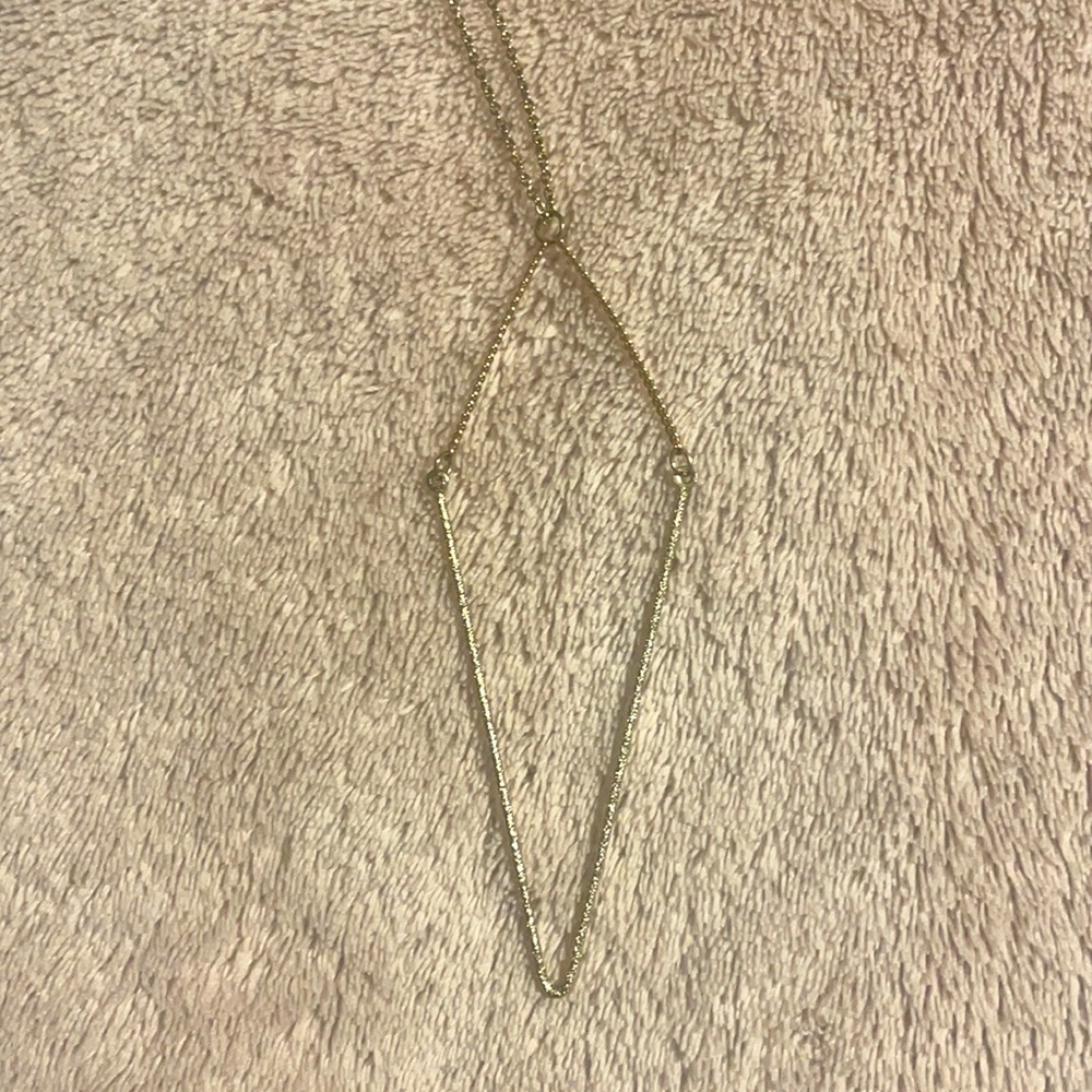 Boutique Gold Geometric Necklace • Adjustable chain from 39-33 inches